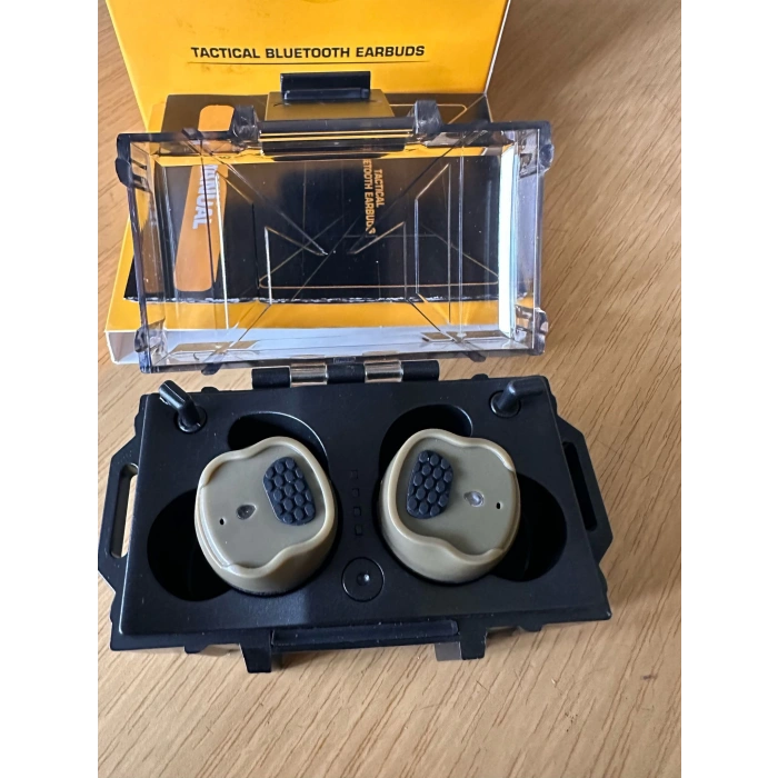 Tactical Bluetooth Earbuds Pro BLACK Kablosuz Bluetooth Atış Kulaklığı Kulak Koruma Siyah