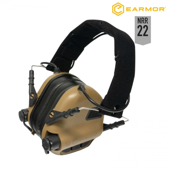 OPSMEN EARMOR M31 MOD3 Aktif Koruma Atış Kulaklığı (Cayote Brown) Kahverengi Hardal