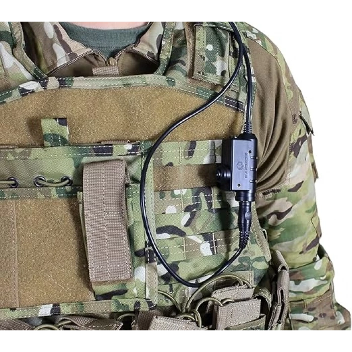 Opsmen Earmor M52 Military PTT (Push-To-Talk) KABLO ve M50 El kumandası