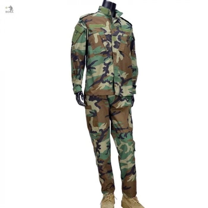 ORMAN KAMUFLAJ GÖMLEK VE PANTOLON TAKIM Hakim Yaka