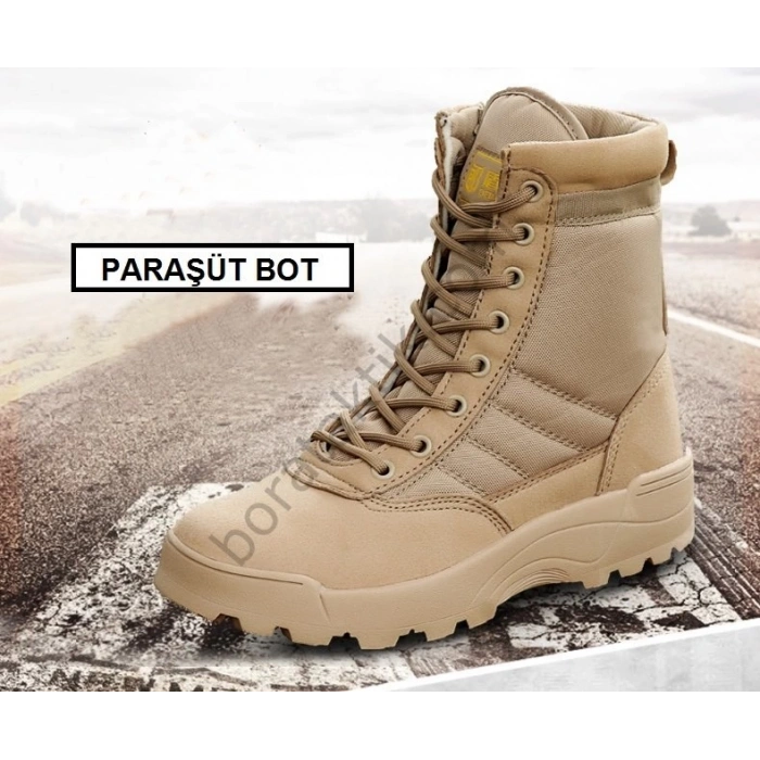 PARAŞÜT ASKERİ BOT FERMUARLI ÇÖLRENGİ