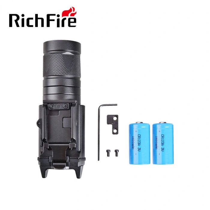 Richfire TABANCA FENERİ 500 LÜMEN IR FENER X300V METAL TAKTİK FENER (+KABLOLU APARAT)