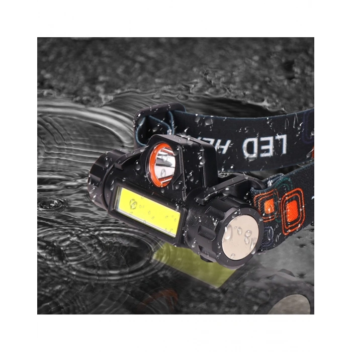 Şarjlı Dayanıklı Outdoor Kamp,Arama kurtama Kafa Lambası Watton Wt-056