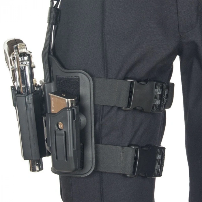 SARSILMAZ SAR9 POLİMER Siyah Bacak Kılıfı CIRTLI KLİPSLİ