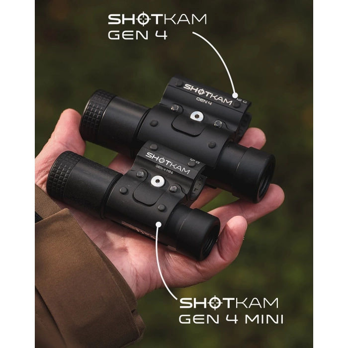 SHOTKAM MİNİ Gen 4 4K TÜFEK KAMERASI 12 KALİBRE MONTAJ AYAKLI ORJİNAL