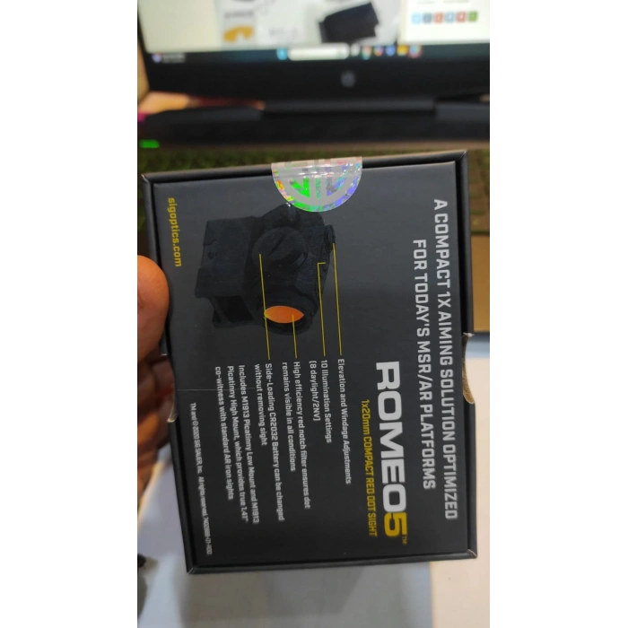 SIG SAUER ROMEO5 ORJİNAL COMPACT RED DOT NİŞANGAH