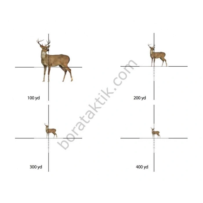 Sightmark Core HX 3-9x40 VHR Venison Tüfek Dürbünü