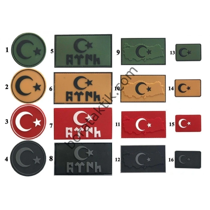 Silikon Peç Türk Bayrağı