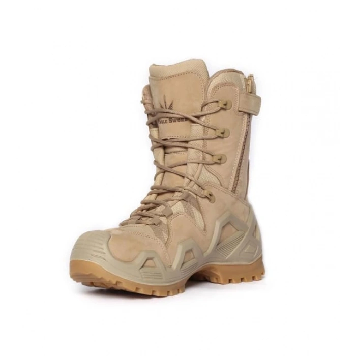 Single Sword ASKERİ BOT Siyah (Fermuarlı)