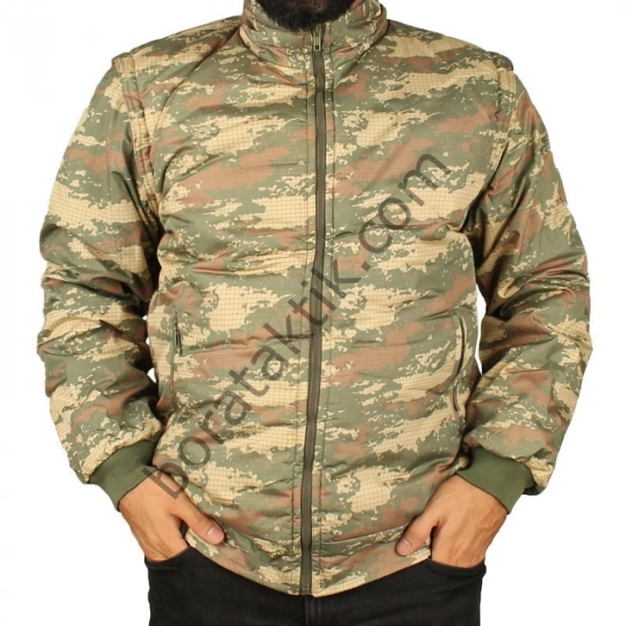 Şişme Mont Piyade Kamuflaj