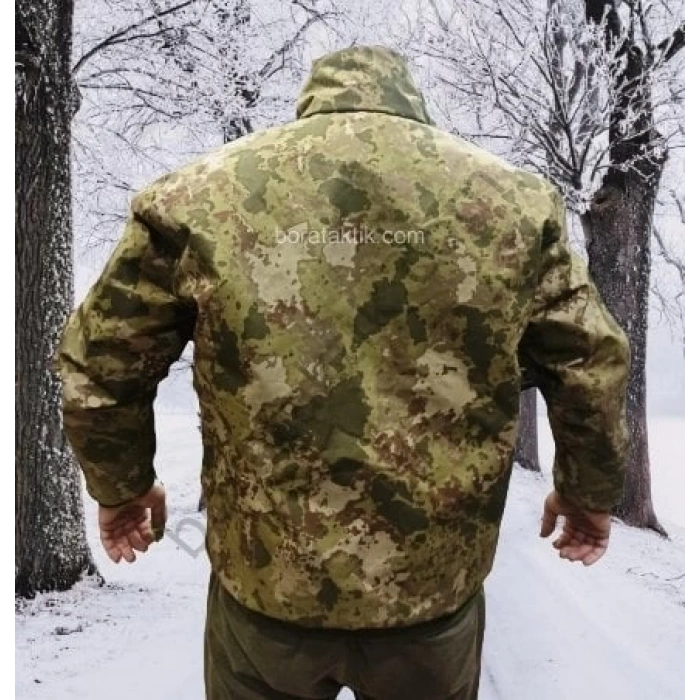 Şişme Mont Yeni Kamuflaj Piyade Kamuflaj
