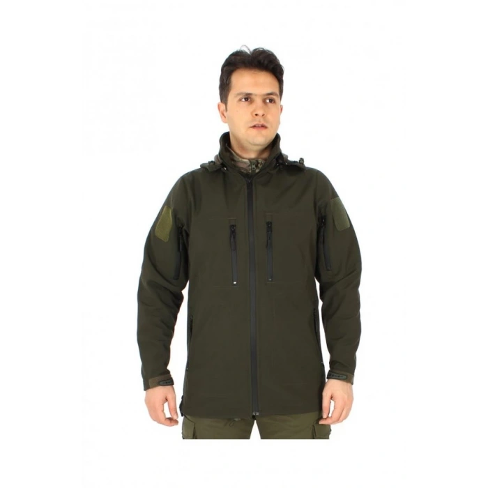 Siyah TAKTİK Softshell Mont