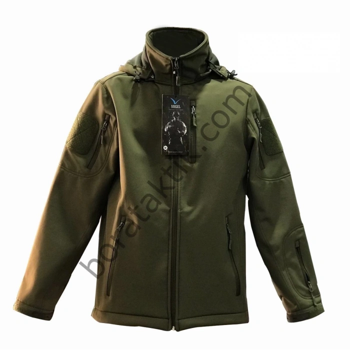 Haki Softshell Mont TAKTİK