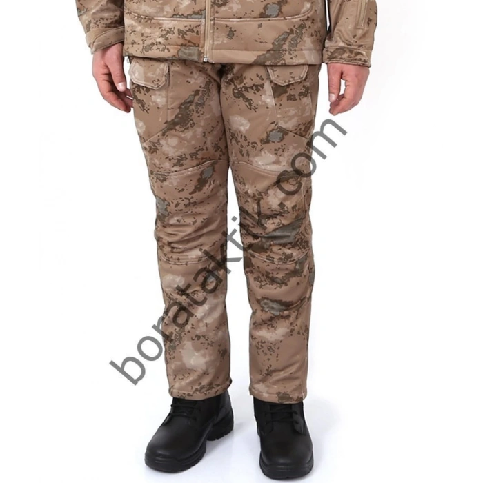 Softshell Pantolon Jandarma Kamuflaj