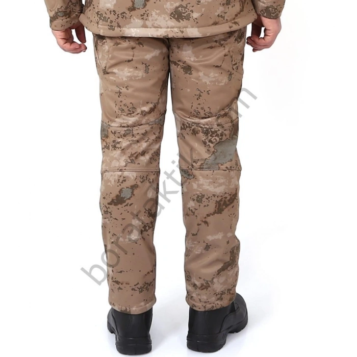 Softshell Pantolon Jandarma Kamuflaj