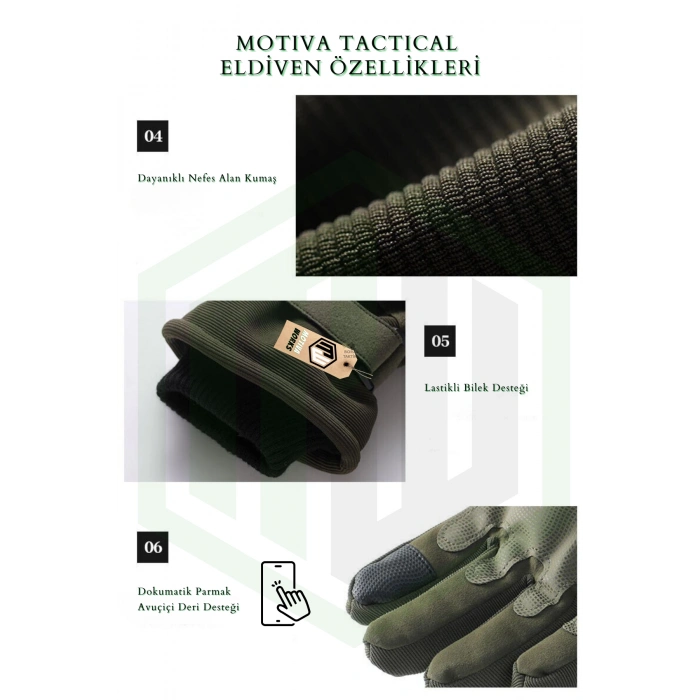 Soğuk Hava KÜRKLÜ Kışlık Taktik Eldiven