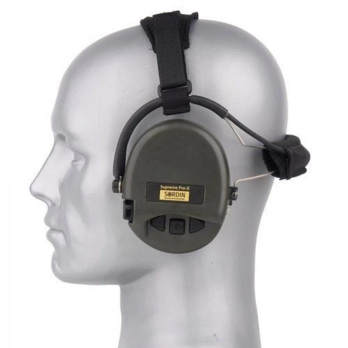 Sordin Supreme Pro-X Boyun Bantlı Profesyonel Elektronik Atış Kulaklığı , Gürültü Kulaklığı