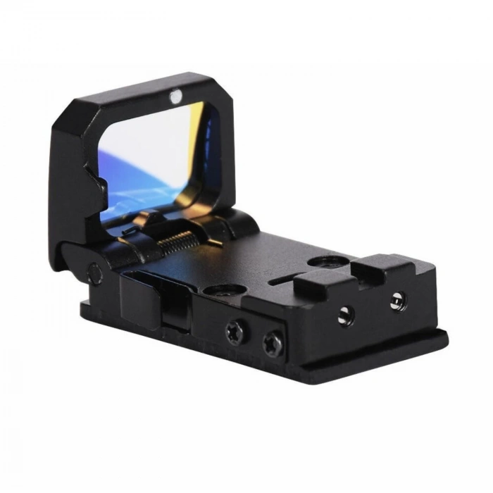SOTAC Flipdot Reflex Tabanca için Optic 1x22mm 3 MOA Red Dot Sight Siyah Nişangah - VISM-BK