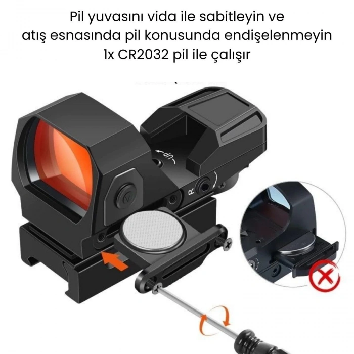 SOTAC Red Dot Shooting Sight Adjustable Riflescope For 20mm Rail Nişangah - HD101AJ