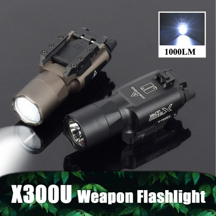 Surefire X300 METAL TAKTİK TABANCA TÜFEK FENERİ 500 LÜMEN