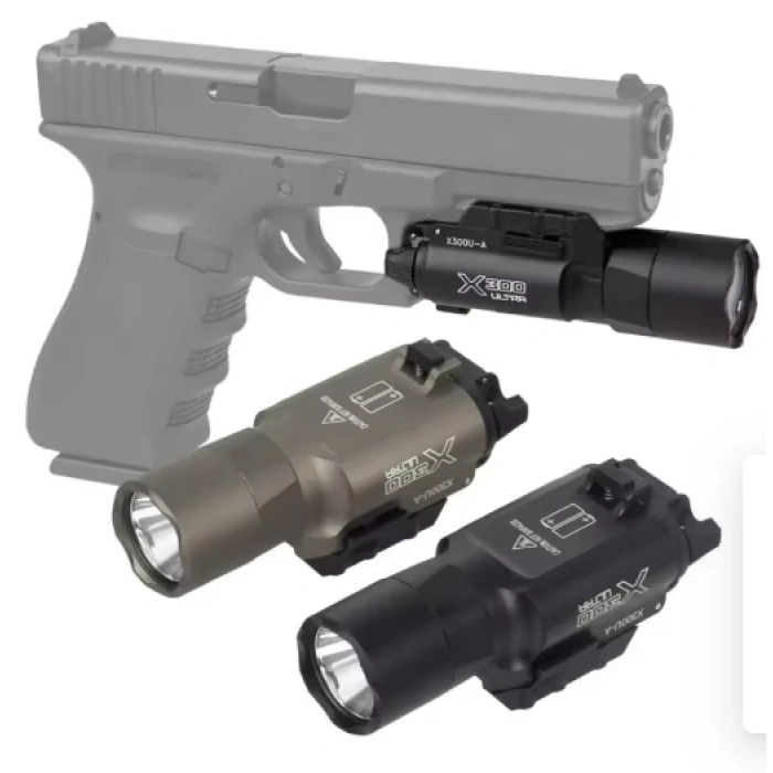 Surefire X300 METAL TAKTİK TABANCA TÜFEK FENERİ 500 LÜMEN