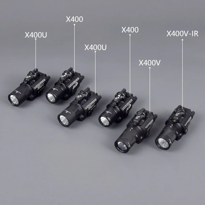 Surefire X400 ULTRA METAL YEŞİL LAZERLİ 150 LUMEN TAKTİK TABANCA TÜFEK FENERİ REPLİKA