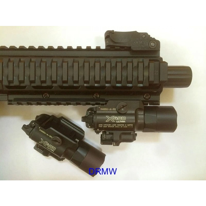 Surefire X400 ULTRA METAL YEŞİL LAZERLİ 150 LUMEN TAKTİK TABANCA TÜFEK FENERİ REPLİKA