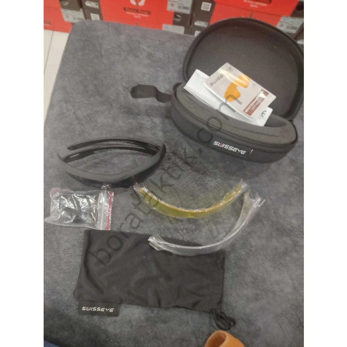 Swisseye Apachi BALİSTİK KORUYUCU GÖZLÜK 3 LENS ORJİNAL