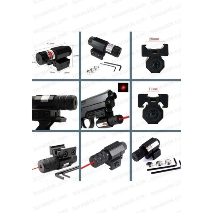 Tabanca Lazeri KIRMIZI (ayarlanabilir)