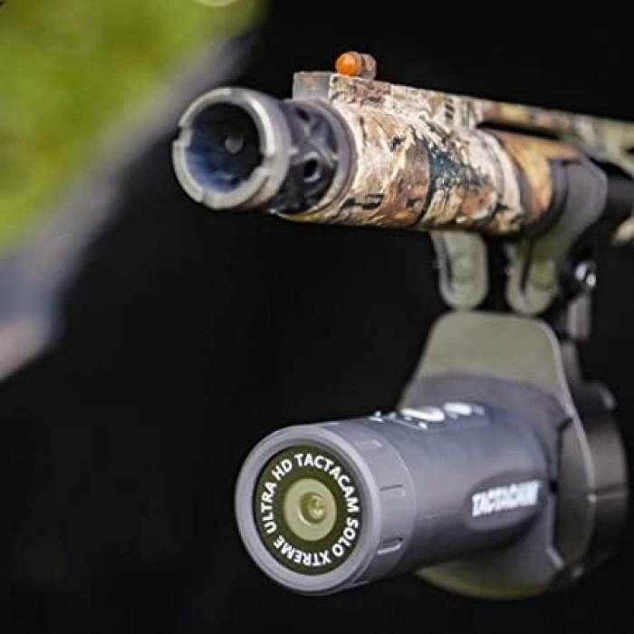 TACTACAM Solo Xtreme Tüfek Kamerası , Ultra HD, 1080 60 FPS for Hunting, Fishing, Action, Adventure + Mount (LBAT4 + Barrel Mount)