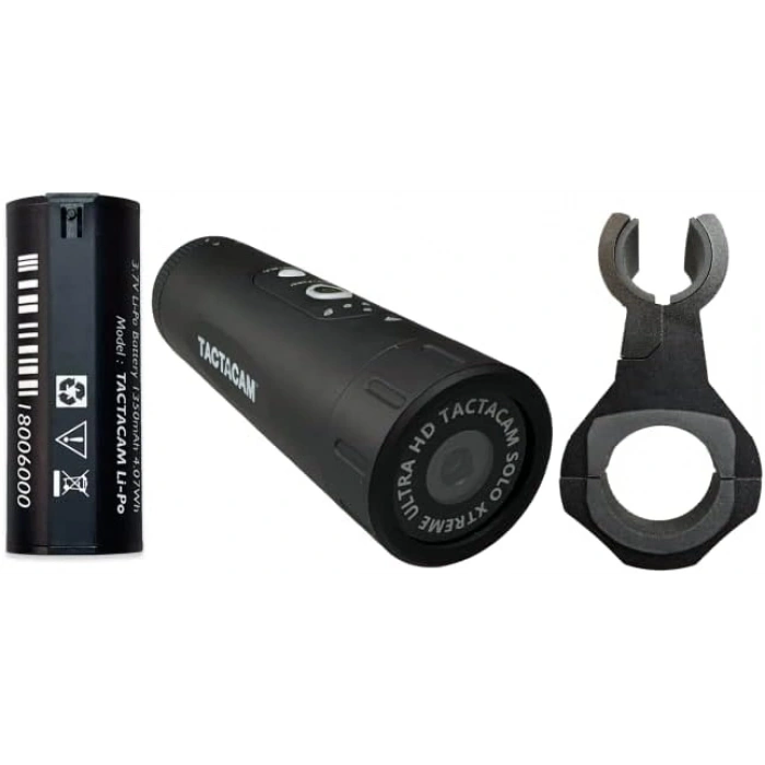 TACTACAM Solo Xtreme Tüfek Kamerası , Ultra HD, 1080 60 FPS for Hunting, Fishing, Action, Adventure + Mount (LBAT4 + Barrel Mount)