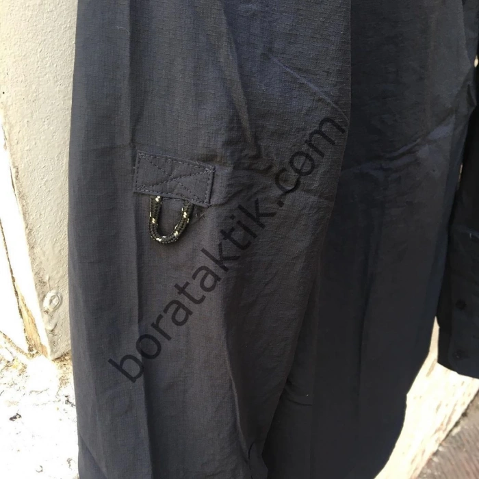 Likralı TAKTİK KORUMA GÖMLEĞİ Outdoor Gömlek Siyah