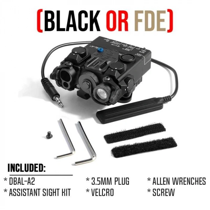 TAKTİK Lazerli Fener DBAL-A3 YEŞİL /IR LAZER