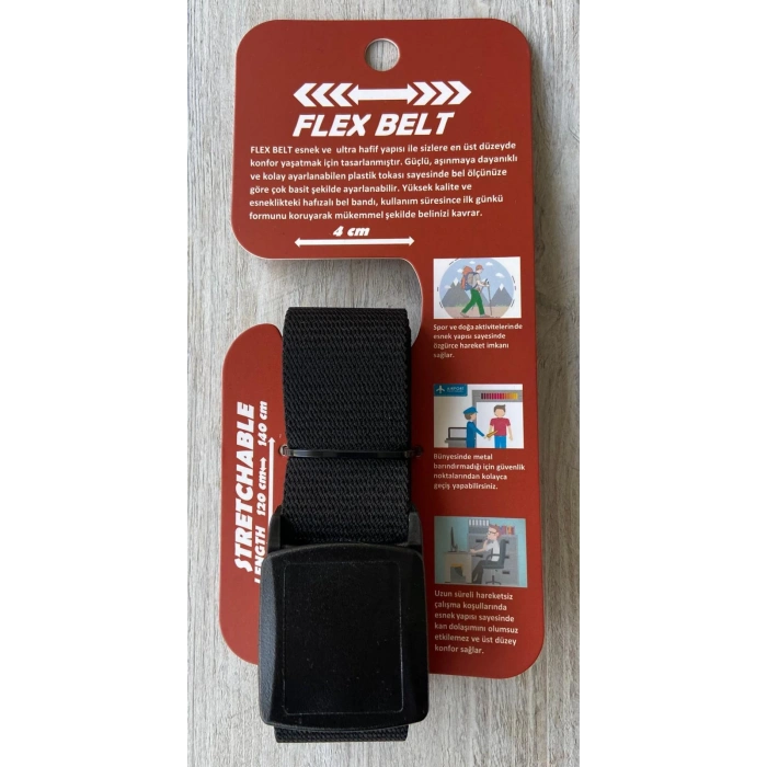 Outdoor Stretch Taktik Likralı Kemer, Kırılmaz Plastik Kıstırmalı Toka,Xraydan Geçen Flex kemer