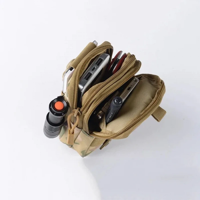 Telefon Çantası,16 cm,Taktik Mini Bel Çantası ,medikal çanta,Telefon Cüzdan Çantası 3 Renk Molleli - ithal