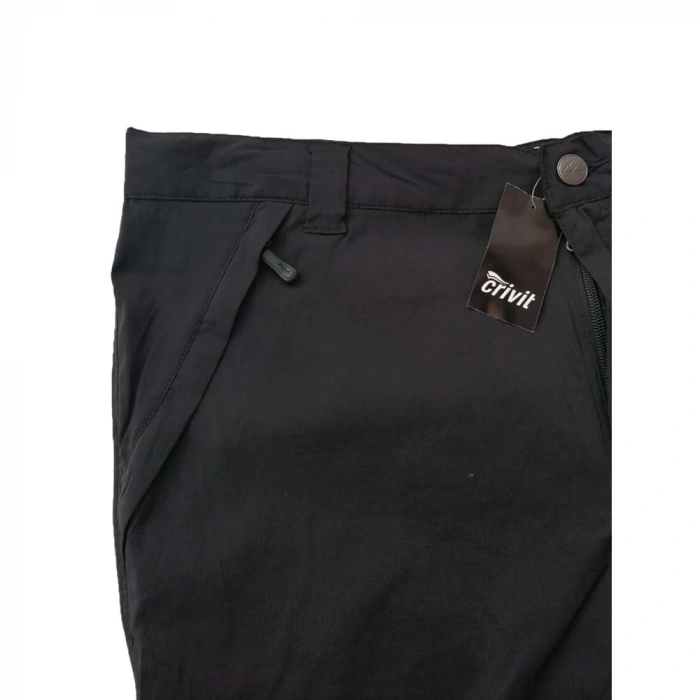 TAKTİK Poli Likra Outdoor Fermaurlı Diz Çıkmalı Siyah Pantolon,İthal Alman Su itici Model17