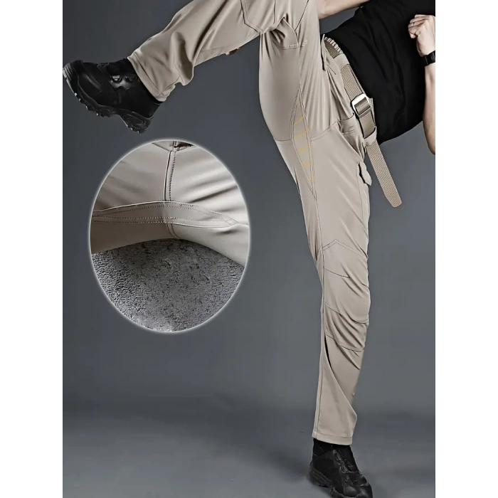 Taktik Spandex İnce Kumaş Likralı Kargo Pantolon İTHAL Bej Renk,Kamp, Yürüyüş, Polis Pantolonu