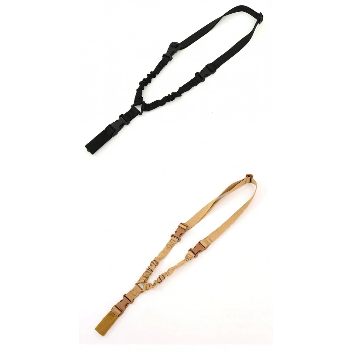 Tek Nokta Taktikal Lastikli Askı Kayışı 3 renk İTHAL KALİTELİ