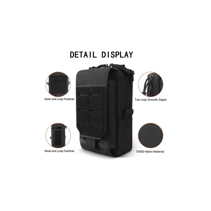 Telefon Çantası Göğüs CEBİ Kapaklı Cepli Fermuarlı ,Göğüs Çantası Fermuarlı, Molle Çanta Telefon Çantası,gidon çantası