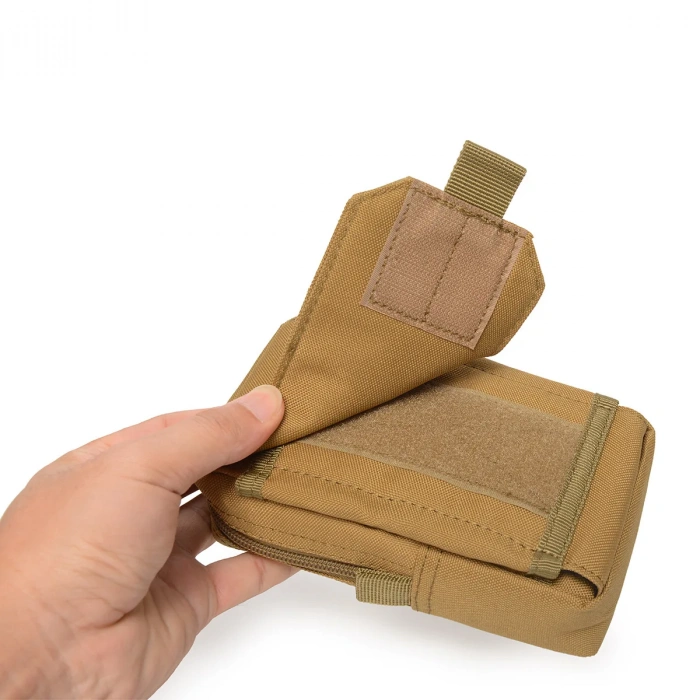 Telefon Çantası Göğüs CEBİ Kapaklı Cepli Fermuarlı ,Göğüs Çantası Fermuarlı, Molle Çanta Telefon Çantası,gidon çantası Haki Renk