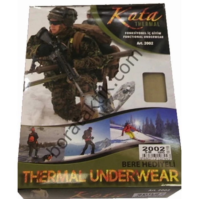 Termal İçlik Alt-Üst-Şapka Takım