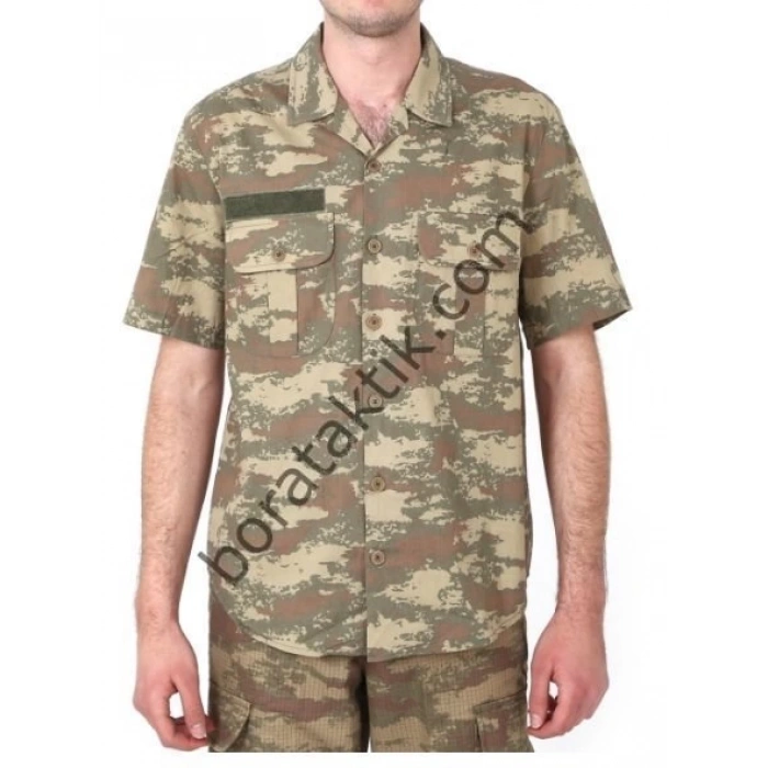 TSK Kamuflaj Kısa Kollu Gömlek