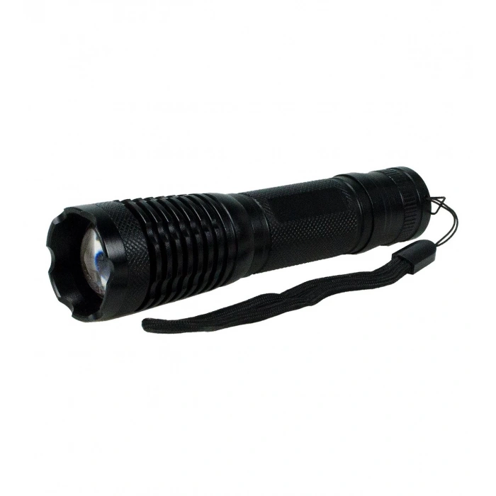 Tüfek Feneri Led Zoomlu Şarjlı Kablolu Power 5 Parça Ortaboy