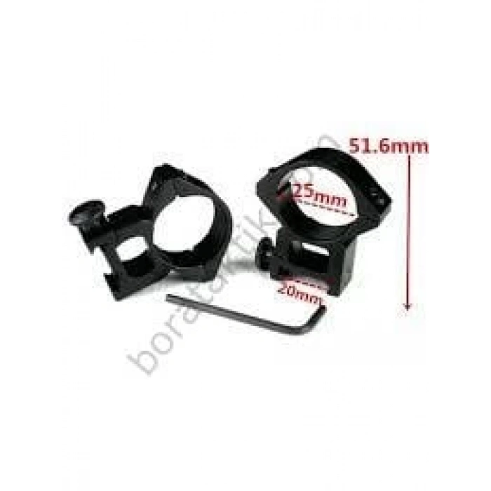 Tüfek Feneri Zoomlu Şarjlı 4 Parça