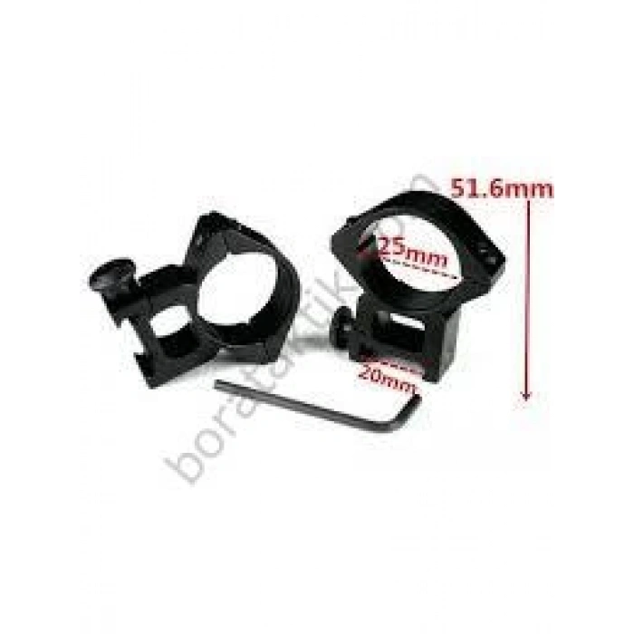 Tüfek Feneri Zoomlu Şarjlı Watton Q5 Taktikal 4 Parça