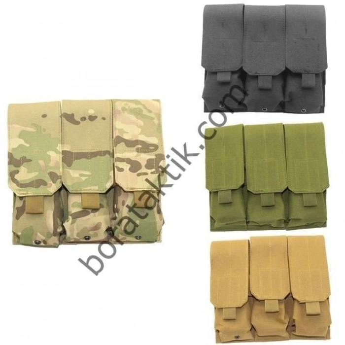 Üçlü Şarjör Cebi HK G3 SİG AK47 Modül