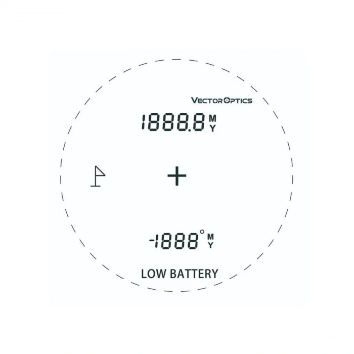 Vector Optics PARAGON 6X25 GEN2 1800METRE MESAFE ÖLÇER Range Finder 2000 yards