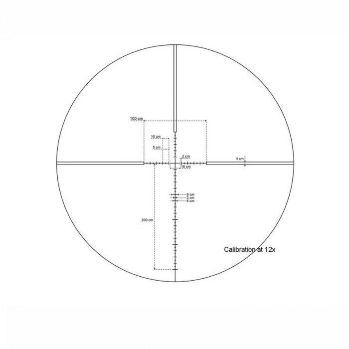 Veyron SFP 3-12x44 Second Focal Plane Tüfek Dürbünü