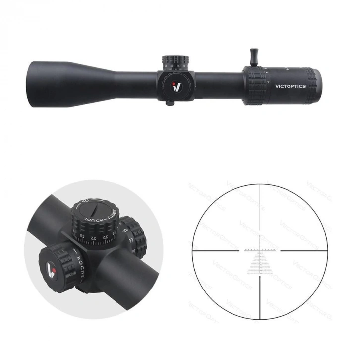 Victoptics S4 4-16X44 FFP PARALAKS TEKERLİ TÜFEK DÜRBÜNÜ OPFF-01