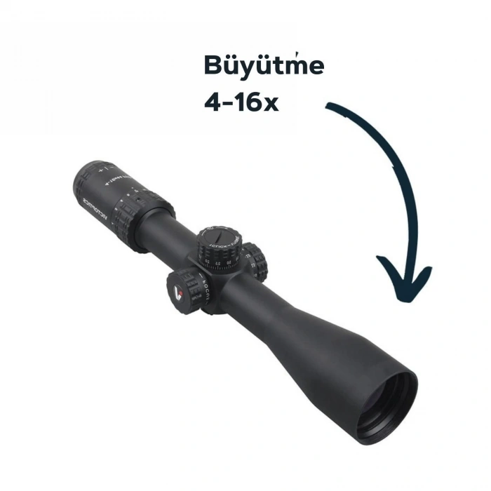 Victoptics S4 4-16X44 FFP PARALAKS TEKERLİ TÜFEK DÜRBÜNÜ OPFF-01